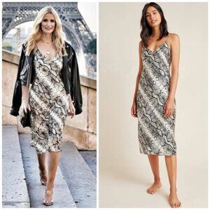 NWOT Anthropologie Silk Slip Dress by Cami NYC